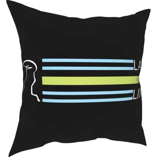 La Linea Cartoon Pillowcase Printing Polyester Cushion Cover Decorations Throw Pillow Case Cover Home Zippered 45*45cm