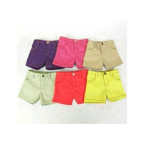 Estartek 1/3 1/4 1/6 Candy Color Shot Pant for BJD Doll Action Figure DIY