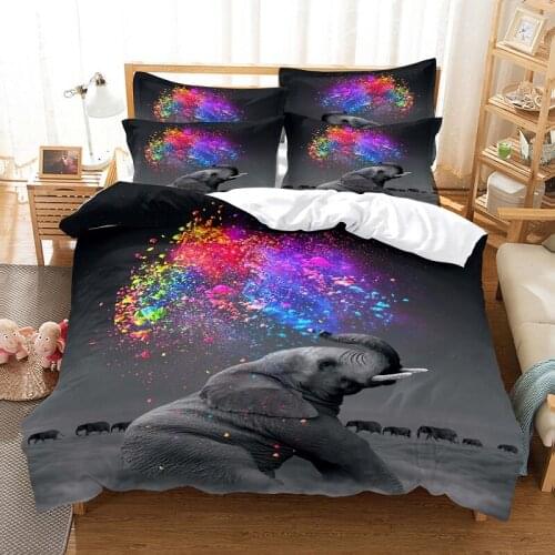 Bedding set duvet cover set 3d bedding digital printing bed linen queen size bedding set fashion design