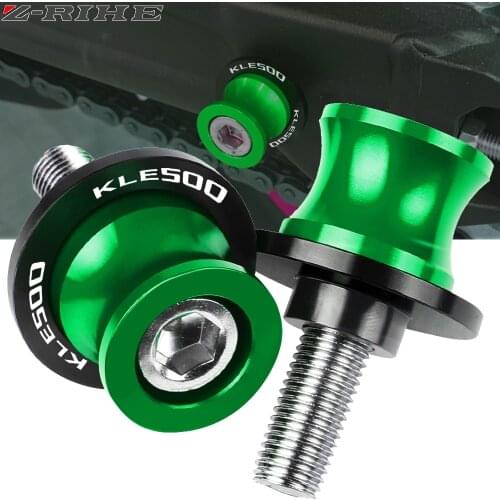 Motorcycle accessories CNC Swingarm Spools slider stand screws For KAWASAKI KLE500 KLE 500 1991 1992 1993 1994 1995 1996-2007