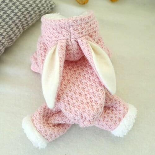 2019 New Winter Dog Clothes Thicken Warm Dog Sweater Jumpsuit Puppy Costume Yorkie Pomeranian Poodle Bichon Small Dog Clothing