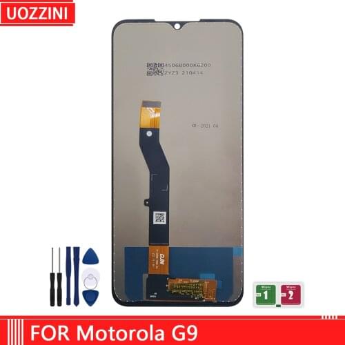 Original G9 LCD For Motorola Moto G9 LCD Display Touch Screen Digitizer Assembly For Moto G9 LCD Display Replacement 100% Tested