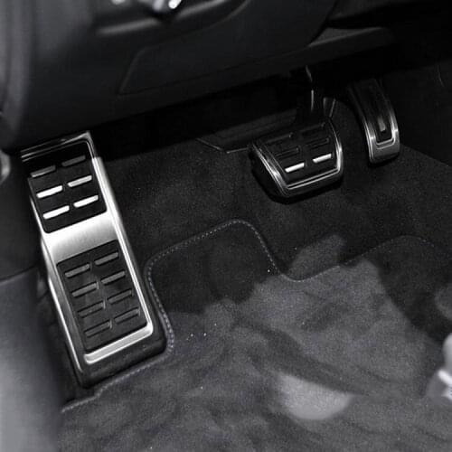 Stainless Steel Accelerator pedal Pedal Include Footrest Gas Brake Pedal For Volkswagen VW Passat B8 Variant Alltrack 2015 2016