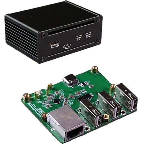 For Raspberry Pi Zero W Network Expansion Board USB HUB PI0 USB to J45 Ethernet Port Expansion Board