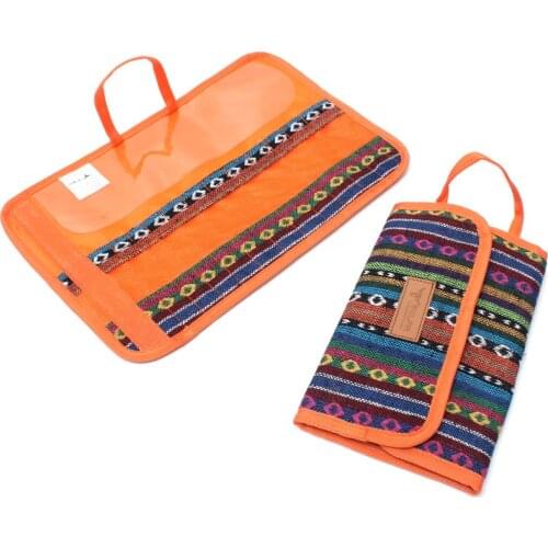 Outdoor Tableware Package Sensitive Picnic Portable Hanging Bag Camping Barbecue Accessories Receive Chopsticks