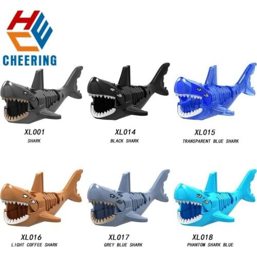 Single sale Building Blocks Cute Animal Camel With Saddle Shark Figures Learning Bricks Toys For Children XL001 XL014 XL018