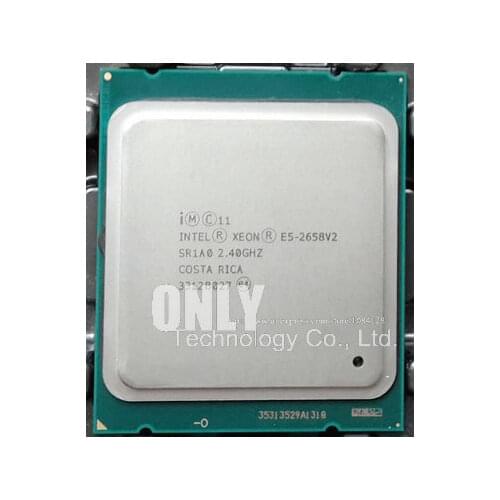 Free shipping E5-2658V2 Original Intel Xeon E5-2658 V2 2.40GHz 10-core 25MB LGA2011 E5 2658V2 Processor