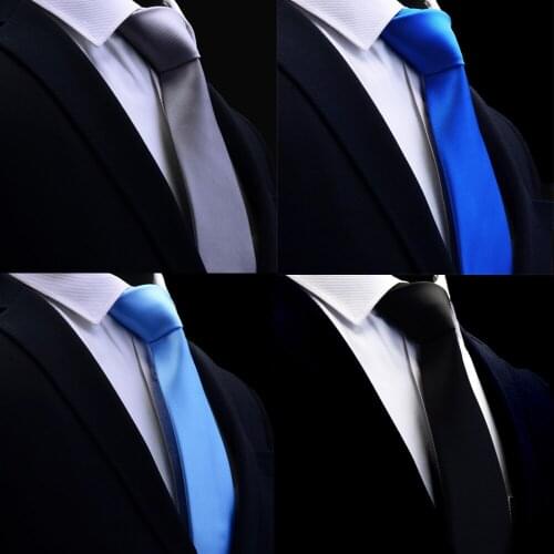Ricnais 8cm Mens Tie Solid Necktie Pocket Square Set Ties For Men Business Formal Dresses Wedding Accessories Boy Tie