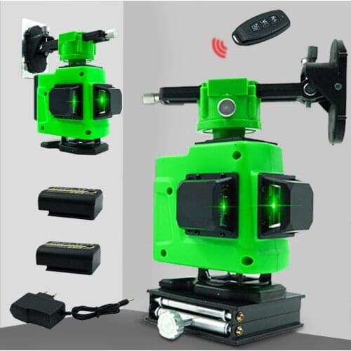 COOFIX 12 Lines 3D Self-Leveling Laser Level 360 Horizontal And Vertical Green Laser Beam Line Level Measurement Tool