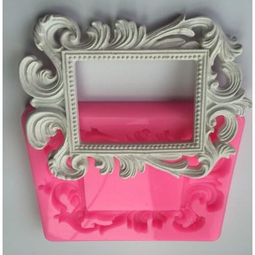 Silicone fondant mold frame Chocolate molds wedding birthday cake decoration molds candy sugar craft tools food grade