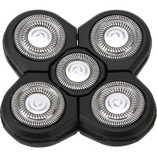5 Blade Shaver Replacement Head Waterproof Floating Shaving Razor Men Electric Shaver Rechargeable Universal Double Ring Speed