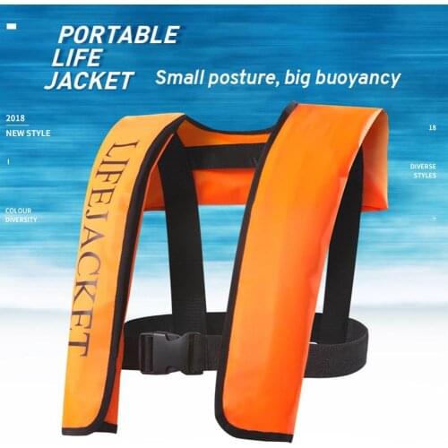 Outdoor Inflatable Life Jacket Vests Professional Swiming Fishing Life Vest for Children Water Sport Adult Life Vest for Fishing