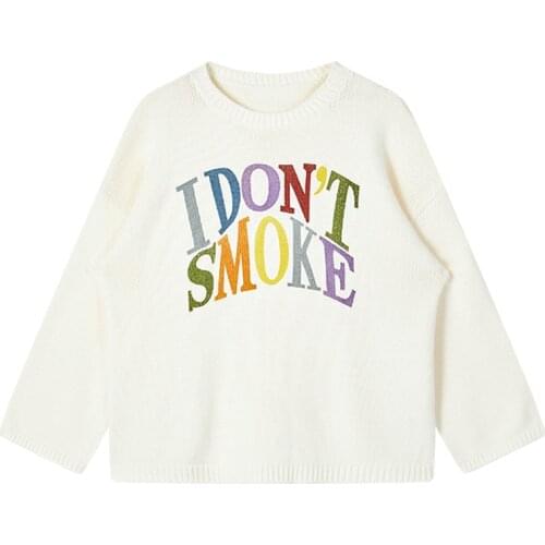 LACIBLE Rainbow Graffiti Digital Print Streetwear Knitted Sweater Hip Hop Retro Casual Oversized Mens Sweater Pullover Spring