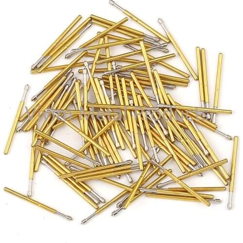 Convenient And Durable Spring Test Probe P160-E2 Metal Brass Test Probe 100 / PCS Test Probe Sleeve Length 24.5mm Spring Probe