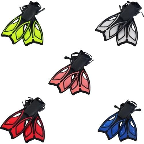 Universal Swimming Fins Foot Flippers Short Floating Training Fins for Swimming Diving Snorkeling Water Sports