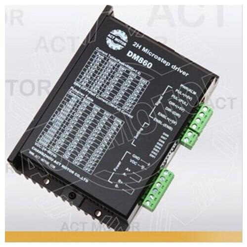 Top Quality! ACT Stepper Motor Driver DM860 80V 7.8A 256Microsteps for Nema34 Stepper Motor CNC Router