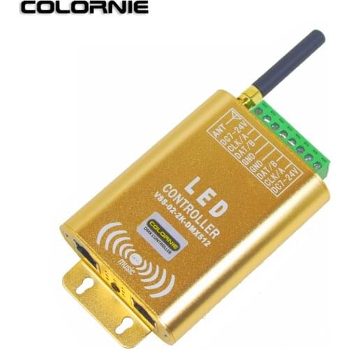 Wifi Music controller Strip Light SPI Controller 2048 Pixel LED Digital Addressable Controller For Led Strip Light