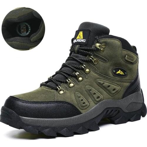 Winter Warm Hiking Shoes Outdoor Trekking Camping Climbing Shoes 2021 Stable Slip Buffer Shock Sneakers Size 36-46 Hiking Shoes
