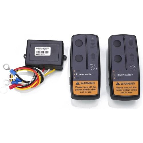 1 set 2.4G 12V Digital Wireless Winch Remote Control 2 Handset Switch Kit For Jeep Truck SUV ATV