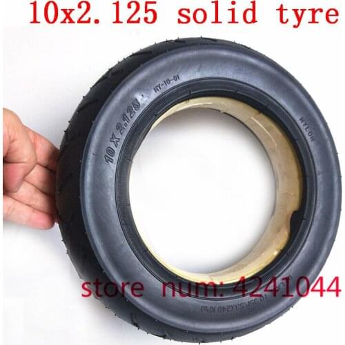 10 Inches Electric Balancing Scooter Hoverboard Avoid Non-Pneumatic Tyre Kits Scooter Tire Vacuum Solid Tyre 10x2.125