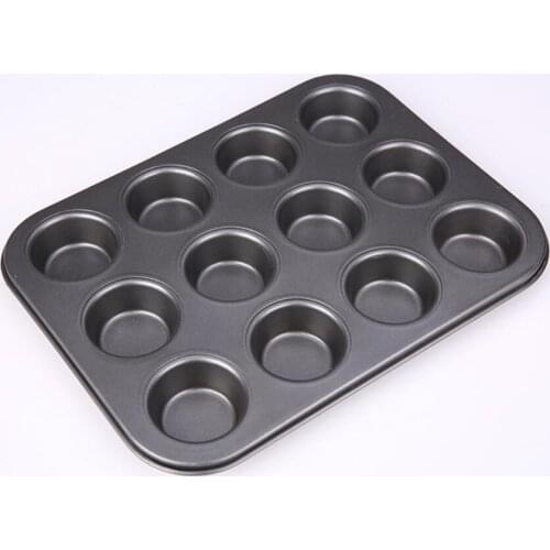 12 Die baking non-stick cake grinding tool Non stick cheeseing muffin cake baking mold home kitchen cake Brackets