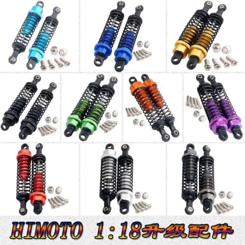 2Pcs/Lot Elcetric Himoto E18XBL 1/18 Spino Buggy Aluminum Shock Absorber Alloy Upgrade Parts M602 Mastadon 23602 RC Car Parts