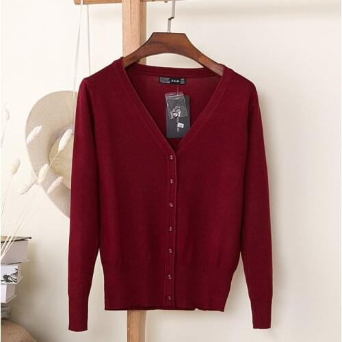 2020 Winter Women Cardigans Cashmere Sweater Knitted Jacket Fashion Girls Korean Chic Top Womans Sweaters Jersey Knit Cardigans