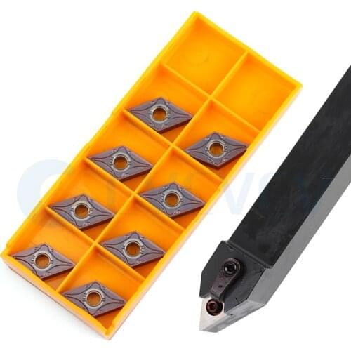 MDPNN2020K15 MDPNN2525M Lathe External Turning Tool Holder +10Pcs DNMG CNC Carbide Blade Tools Seismic Various Steel Processing