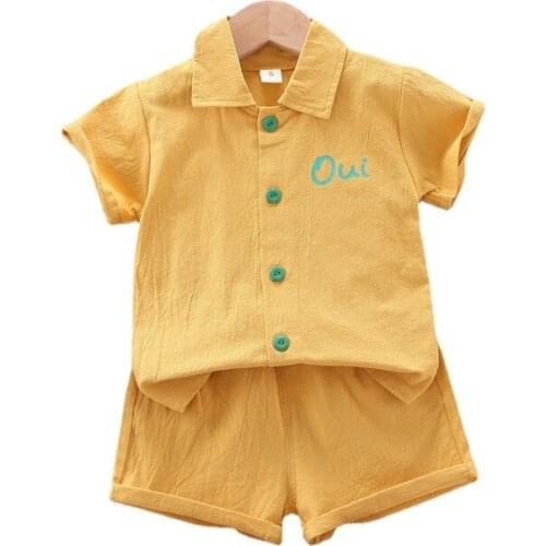 Kids Summer Cartoon Sportswear Children Girls Cotton Shirt Shorts 2pcs/sets Baby Boys Costumer Toddler Infant Fashion Sportswear