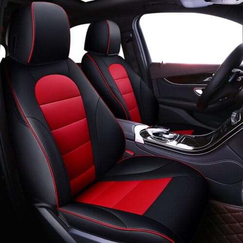 ZHOUSHENGLEE Custom Car Seat Covers for VW UP! Golf Polo Caravelle Multivan Sharan Passat Variant T-ROC T-Cross car accessories