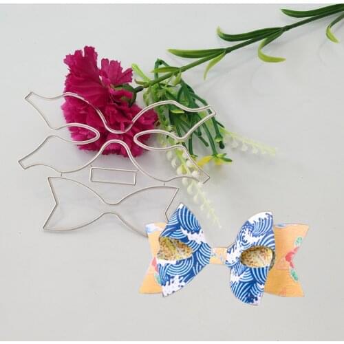 Bow beautiful flower knot metal cutting die clipbook paper knife die stamping die new die