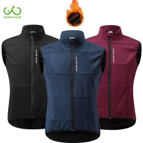 WOSAWE Mens Motorcycle Jacket Windproof Cycling Running Sleeveless Jersey Motorbike Road Riding Gilet Wind Coat Windbreaker