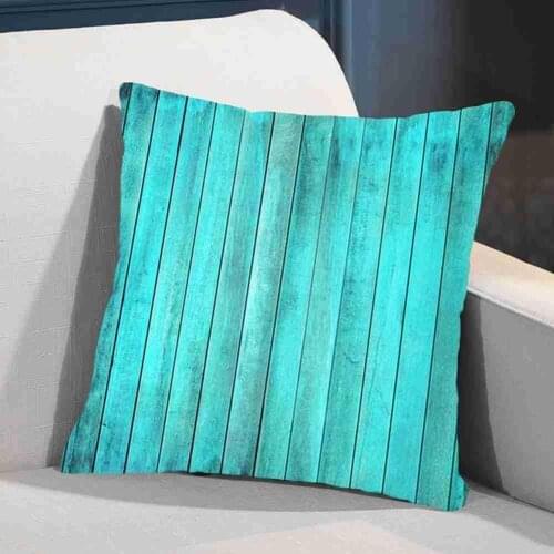 Lake Blue Teal Geometric Pillow Cover Sofa Cushion 45cm Cover Home Pillow * Bed 45 Car Decoration Cases Cushion Pillow R6D5