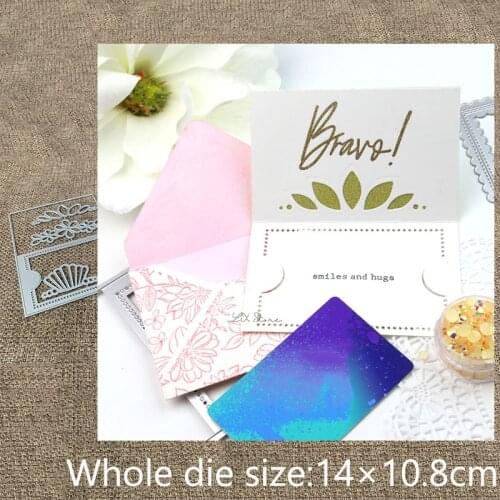 New Design Craft Metal stencil mold Cutting Dies gift card holder decoration scrapbook die cuts Album Paper Card Craft Embossing