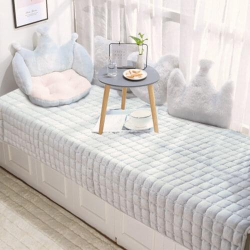 Window Cushion Tatami Mat Modern Plush Tatami Cushion Cover Floor Balcony Bedroom Anti-Slip Floor Mats Universal Tatami Mattress