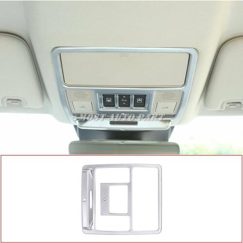 ABS Plastic Interior Roof Front Reading Light Cover Frame Trim For Land Rover Discovery 5 LR5 L462 2017-2021 1pcs Car Decoration