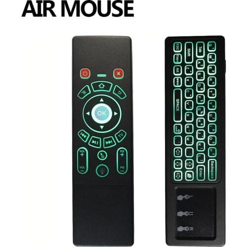 Backlit T6 2.4G Fly Air Mouse with Keyboard&Touchpad Wireless Smart Remote Control for X96 H96 pro Smart Android TV Box Mini PC