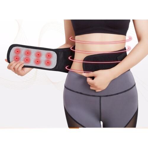 Self Heating Magnetic Therapy Belt Lumbar Disc Strain Herniation Warm Back Pain Health Waist Maintenance Body Joint Care