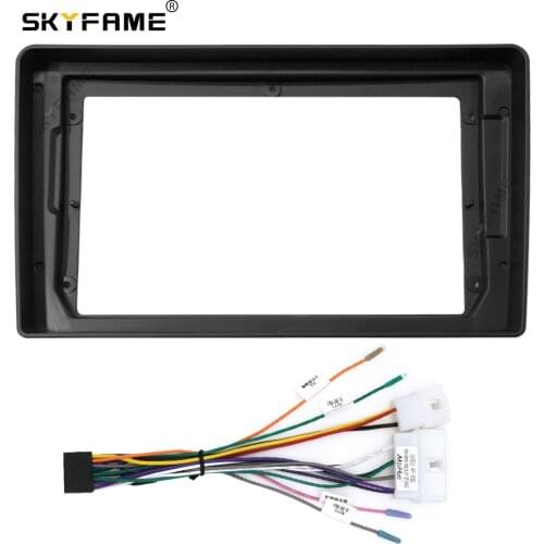 SKYFAME Car Frame Cable For Mahindra Marazzo 2015-2020 Android Big Screen Dask Kit Fascia Frame Line