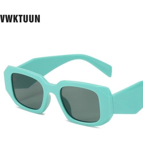VWKTUUN Hip-Hop Sunglasses Women Driving Driver Shades Vintage Wide Frame Sun Glasses For Men Punk Style Glasses UV400 Oculos