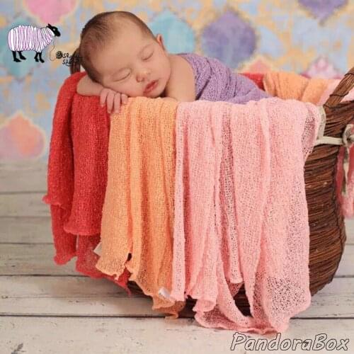 40x180cm Newborn Baby Stretch Wraps Photography Props Infant Baby Boy Girl Photo Shoot Posing Wrap foto Shooting Accessories