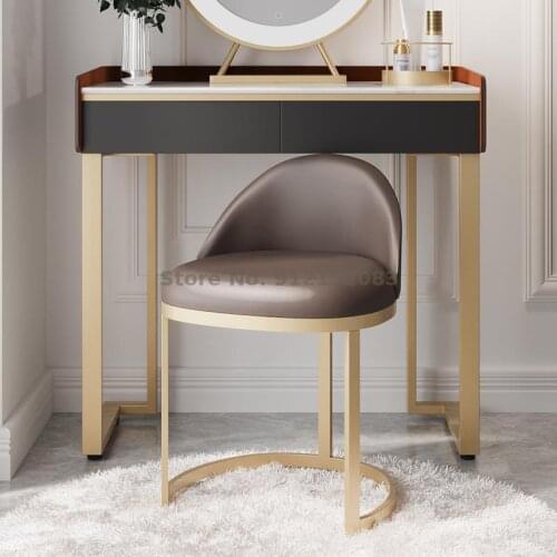Italian style light luxury dressing stool piano dressing table chair nordic bedroom home backrest makeup stool net red makeup