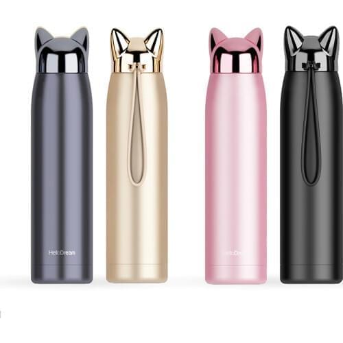 ASFULL New Design Double Wall Stainless Steel Vacuum Flasks 500ml Thermos Cup Coffee Tea Milk Travel Mug Thermo Bottle Gifts The