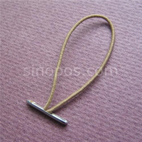 Vintage Short Elastic Loops With Barb, hangtag string barbed gift bottle drink cosmetic thread tag seal holder stretch loop cord