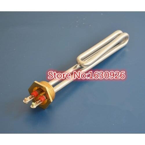 Shipping AC 220V 2KW Water Boiler Heater Element U Shaped Tubular Bundle Heater Electricity Generation