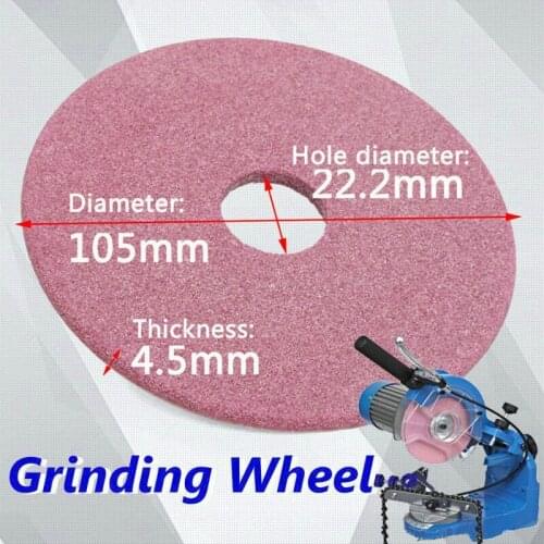 105x4.5mm Non-Woven ceramic Abrasive wheel For Chainsaw Sharpener 3/8" & 404 chain Petrol Mill Grinding wheels