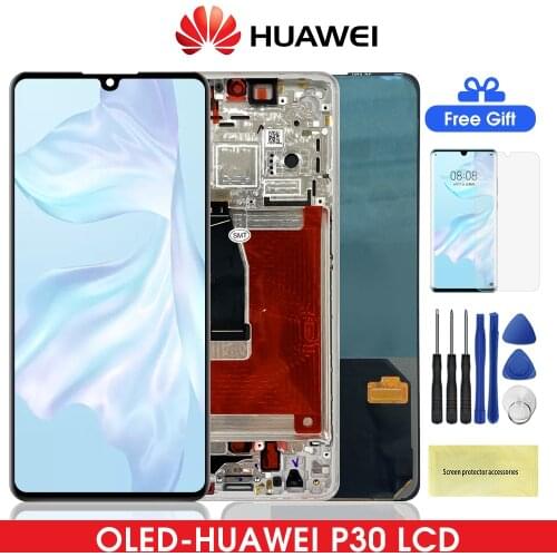 6.1" P30 OLED Lcd For Huawei P30 Lcd Display Touch Screen Digitizer Assembly Parts For HuaweiP30 ELE-L29 ELE-L09 ELE-AL00 Lcds
