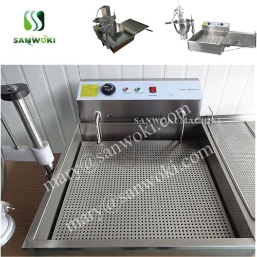 Commercial Electric Stainless steel doughnut frying machine Multifunctional donut fryer Churros Fryer Furnace With 25L Oil tank