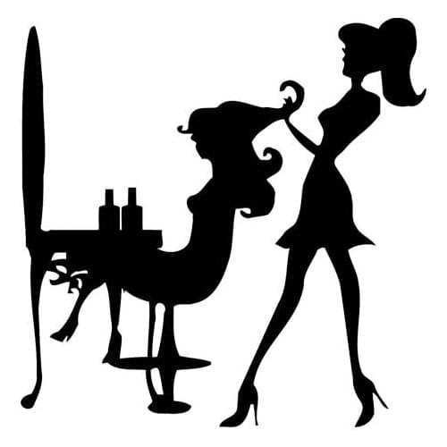 13cm*13cm Creative Sexy Friend Girl Makeup Car Stickers Pvc High Quality Auto Motorcycle Fashion Style Popular Decoration Decals