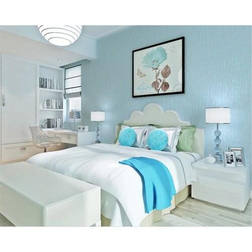 Beibehang papel de parede Modern simple plain color wallpaper stripes bedroom full shop non woven TV background wall behang